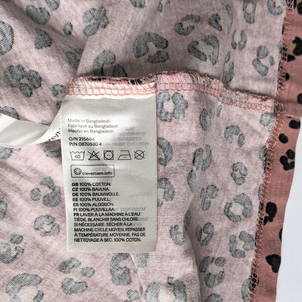 ⚡Girls H&M Rust/Brown Leopard Print Sleeveless Knit Dress - Picture 4 of 4